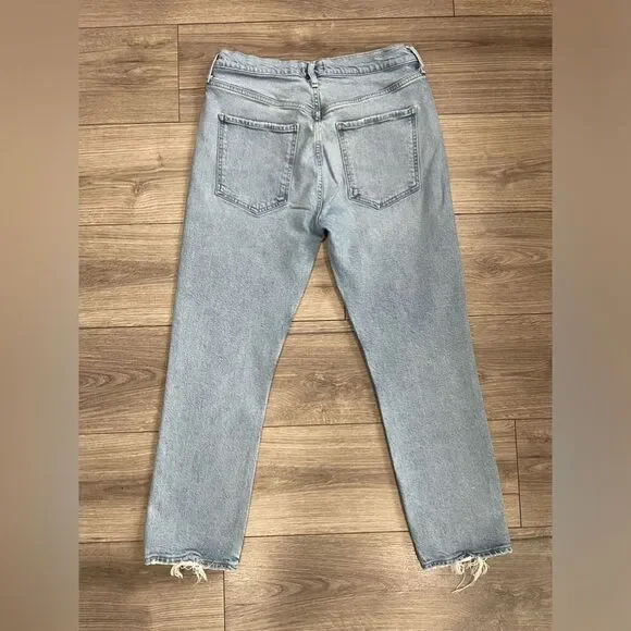 Women’s AGOLDE Riley High Rise Straight Crop Jeans Size 30 - Picture 11 of 11